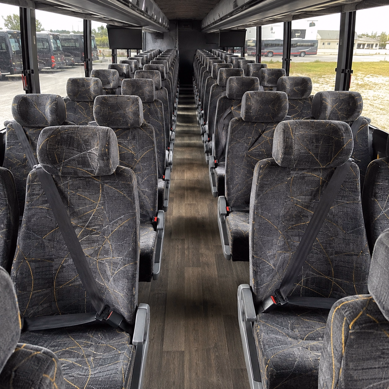 oakley team and fan group charter bus rentals in oakley